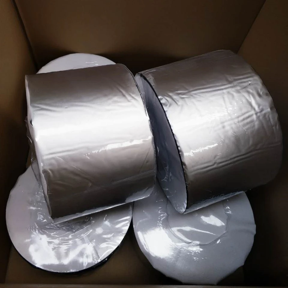 Ruban en caoutchouc de papier d'aluminium